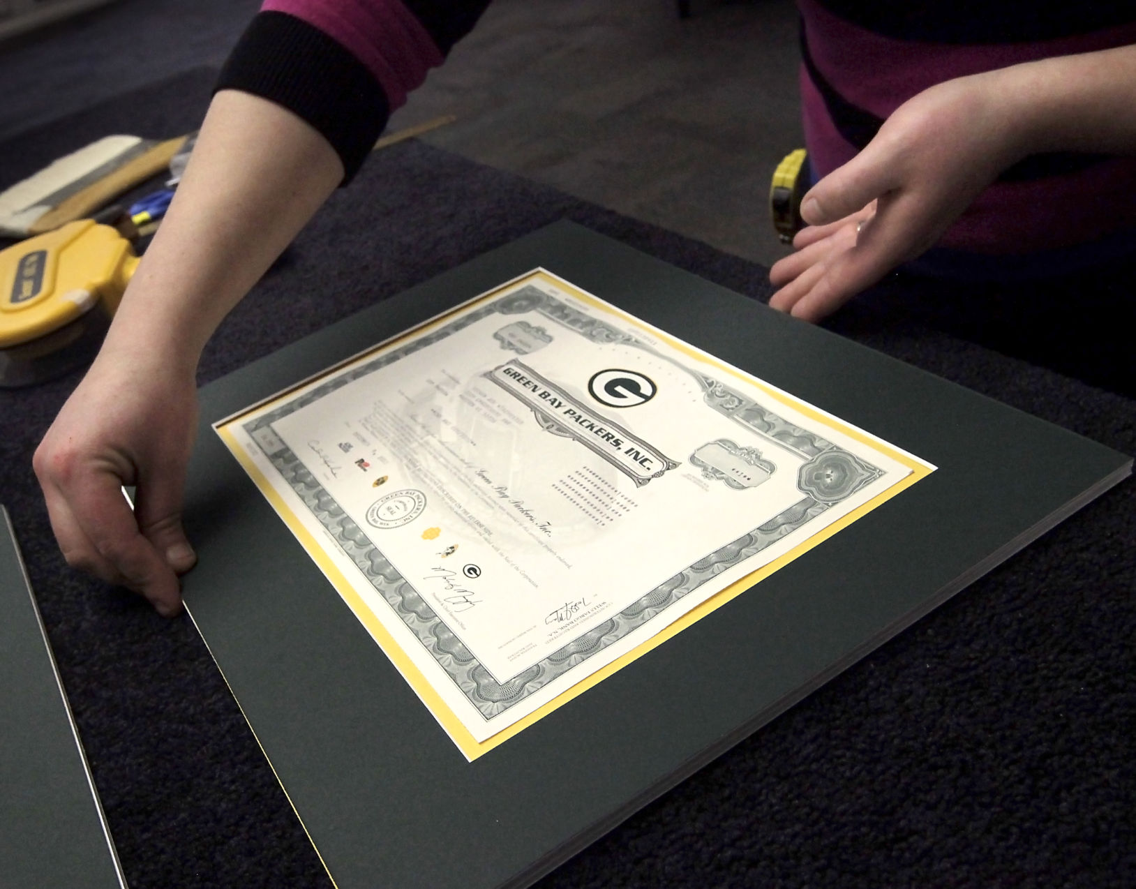 Packers stock framing